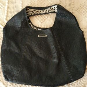 Betsey Johnson leather hobo bag